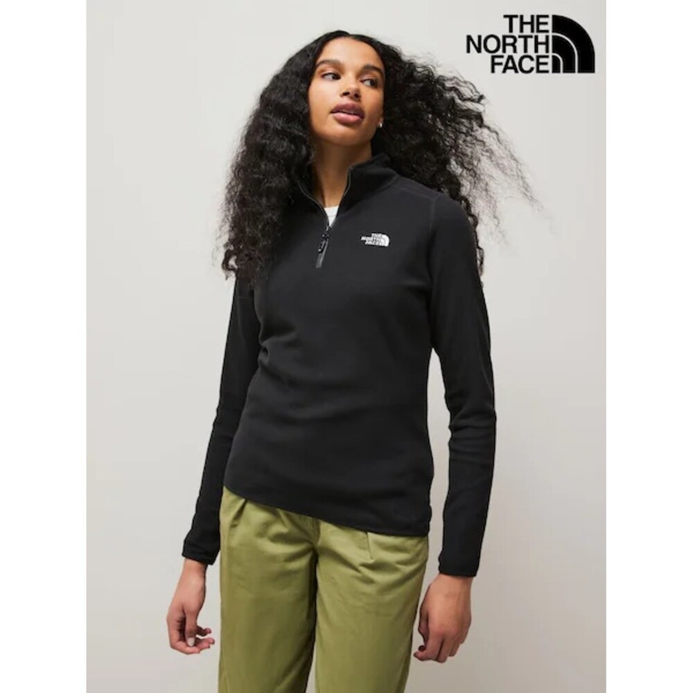 The North Face Black Women's Quarter-Zip Fleece Pullover